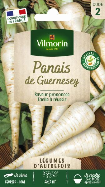 Potagères - Panais de Guernesey - Légumes d'Autrefois - PACKAGING_RECTO